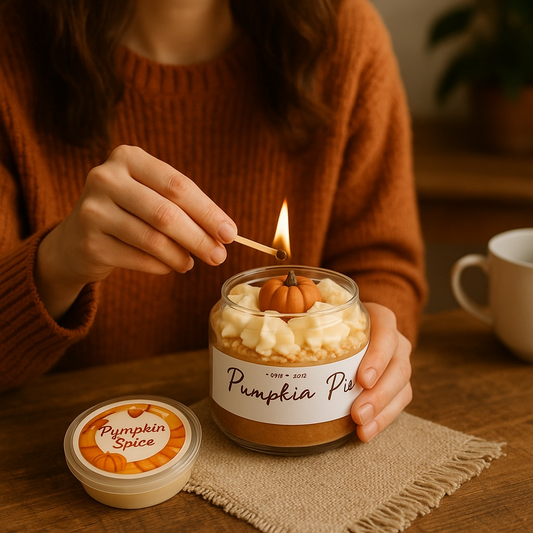 Pumpkin Spice Candle + Wax Melt