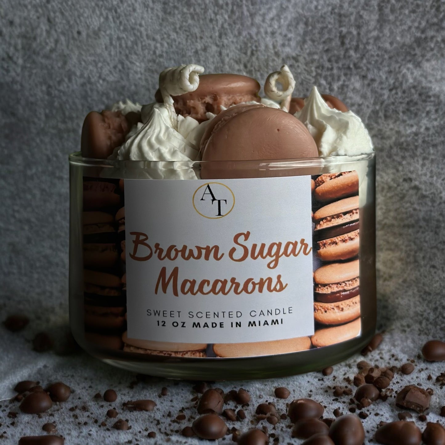 Brown Sugar Macarons Candle