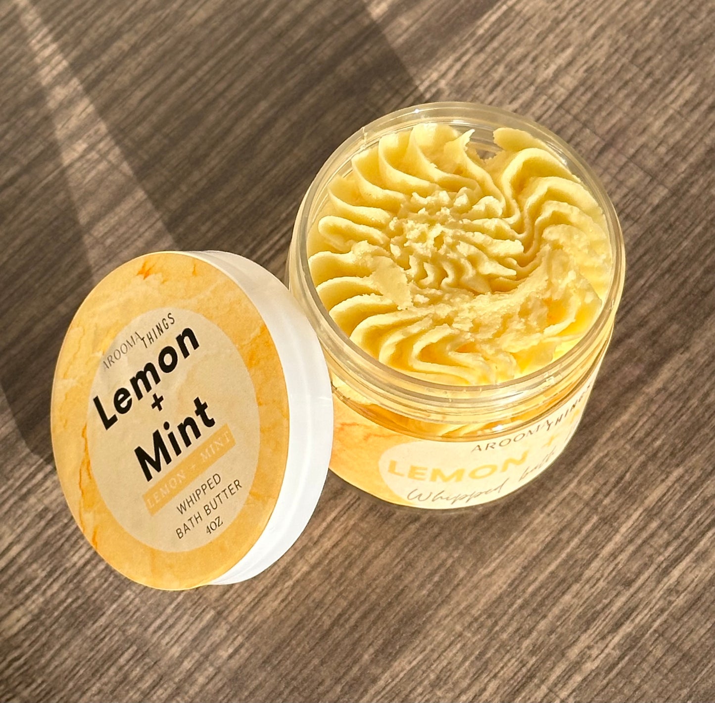 Lemon + Mint Whipped Bath Butter