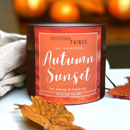 Autumn Sunset scented candle