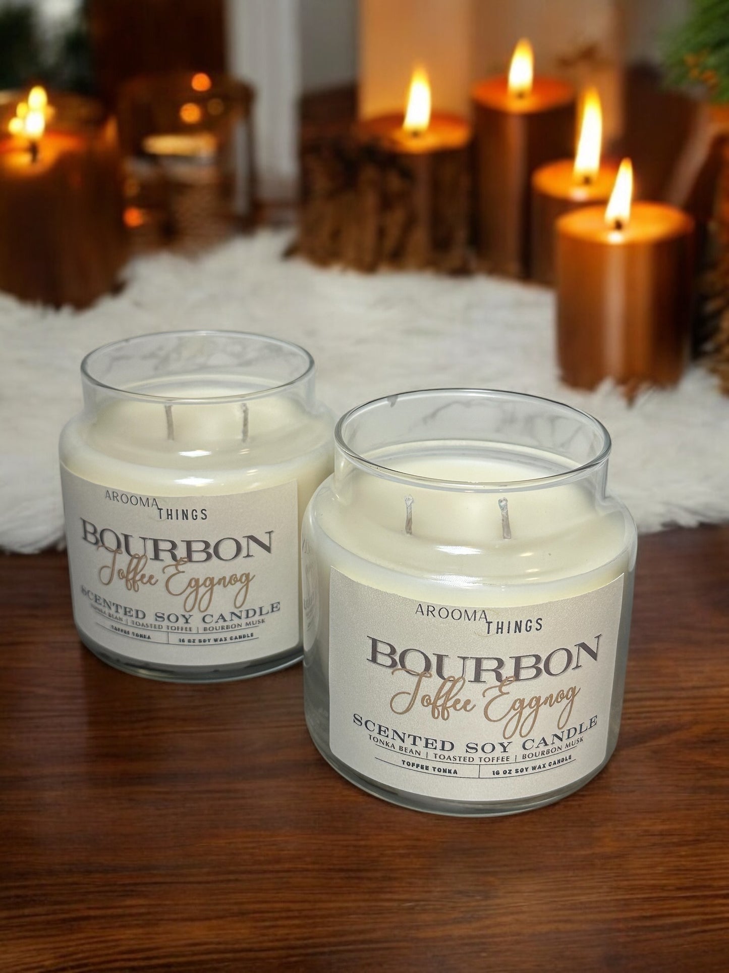 Bourbon Toffee Eggnog Candle