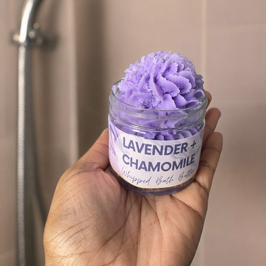 Lavender + Chamomile Whipped Bath Butter