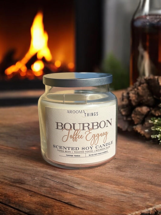 Bourbon Toffee Eggnog Candle