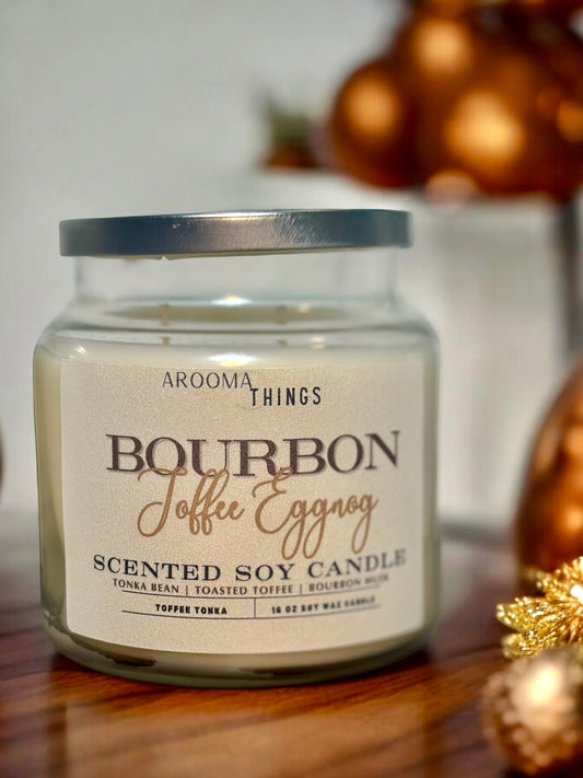 Bourbon Toffee Eggnog Candle