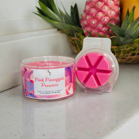 Pink Pineapple
Prosecco Wax Melts