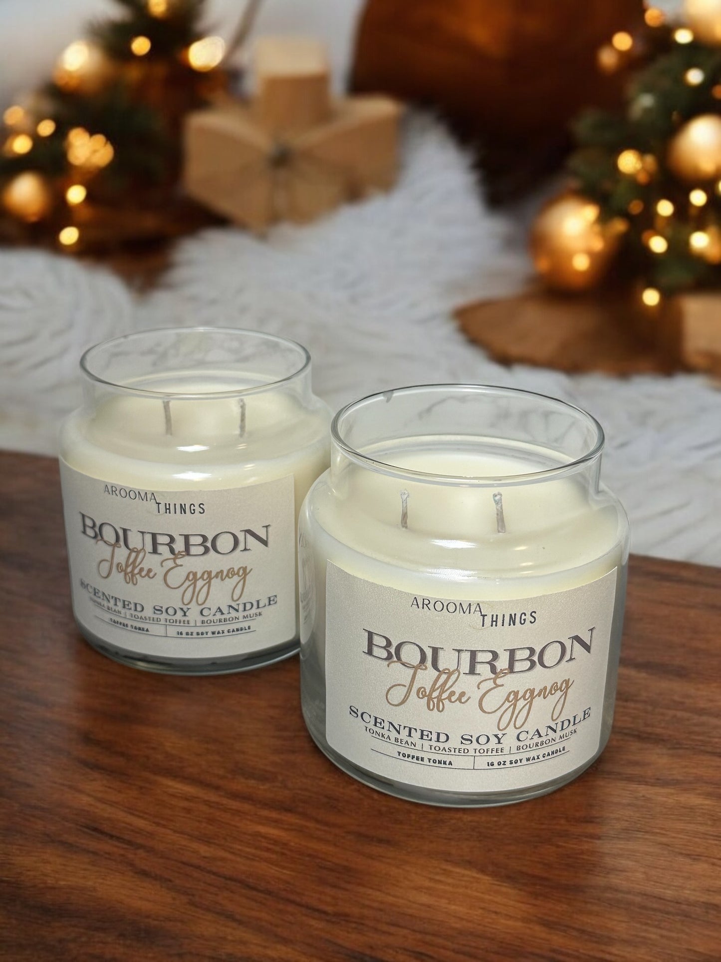 Bourbon Toffee Eggnog Candle