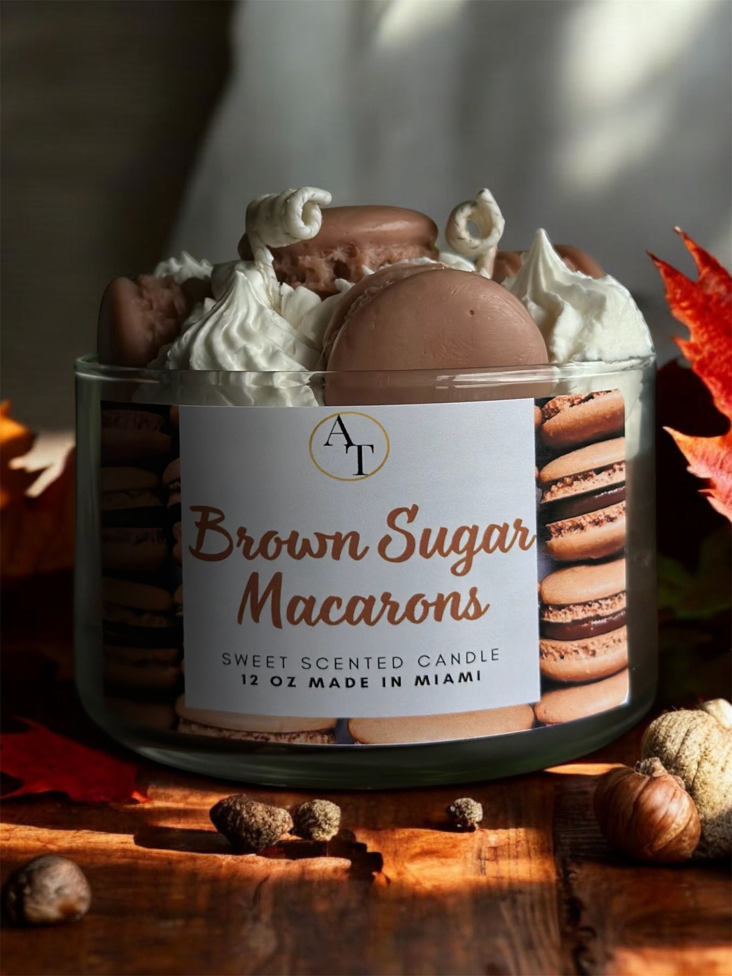 Brown Sugar Macarons Candle